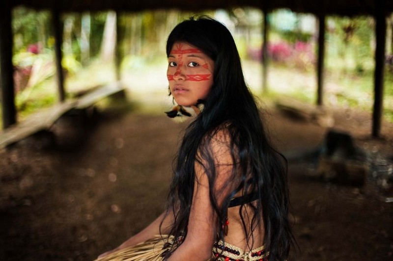 Фото девушки, Джунгли Амазонии